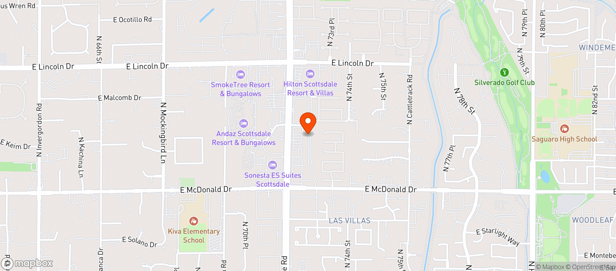 Map showing Slanted Rice Bistro