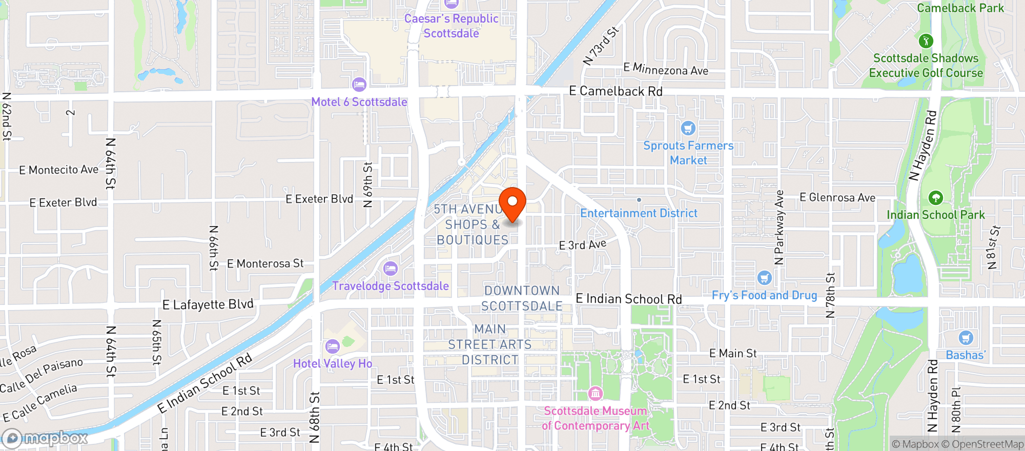 Map showing Cold Beer & Cheeseburgers