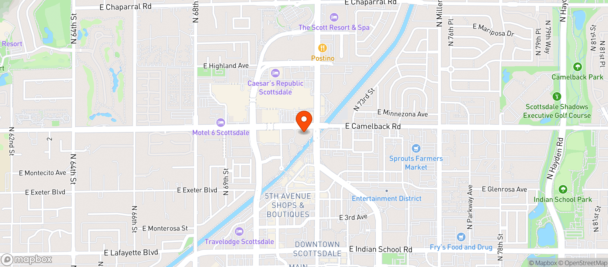 Map showing P F Changs China Bistro #9978