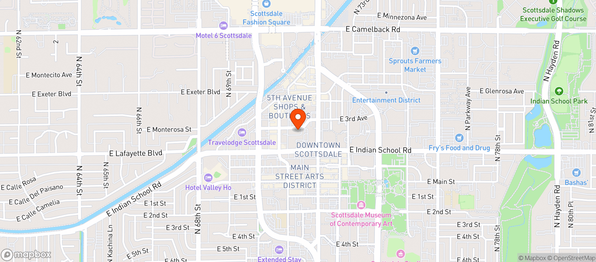 Map showing Ac Hotels By Marriott