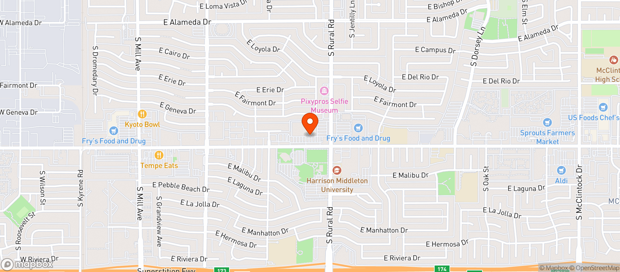 Map showing Walmart Supercenter #5768
