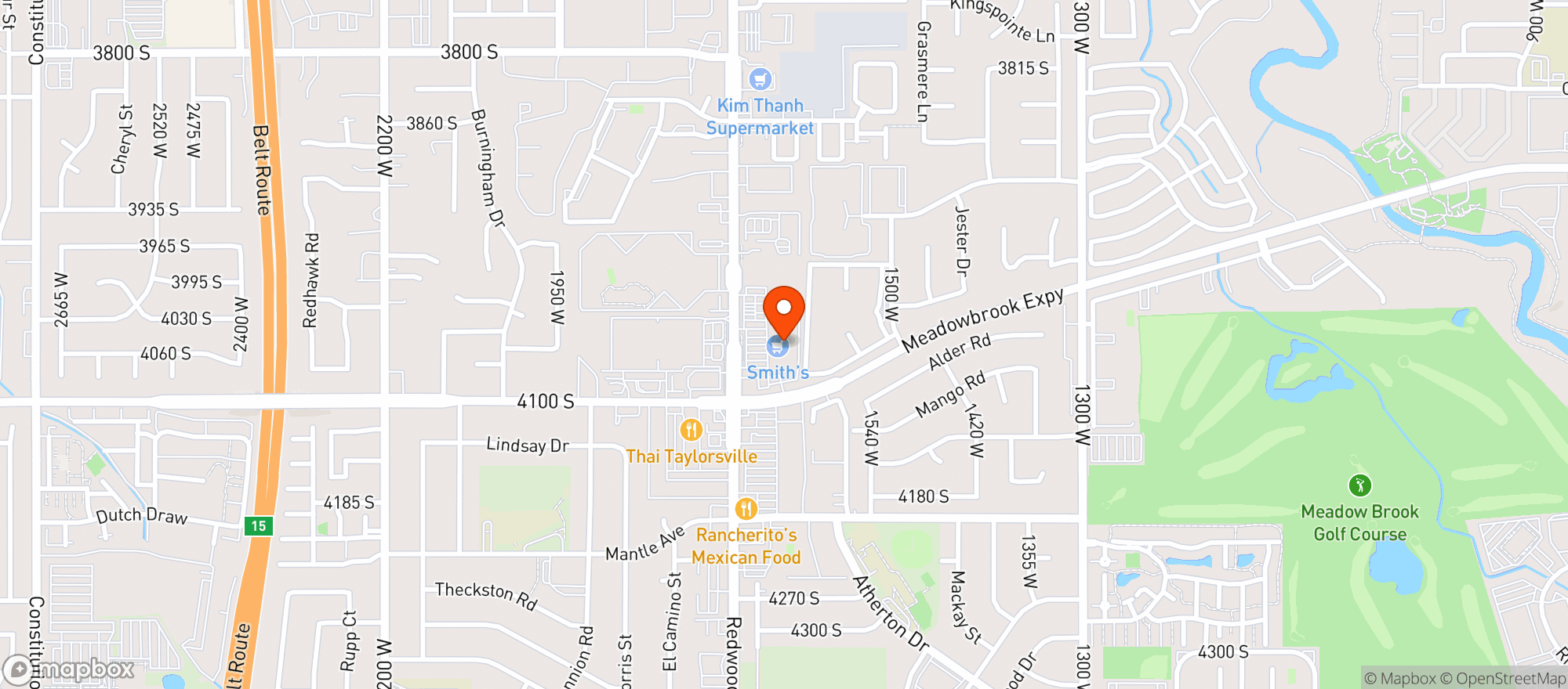 Map showing Smith's