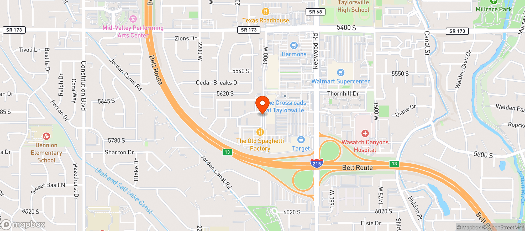 Map showing Old Spaghetti Factory #20