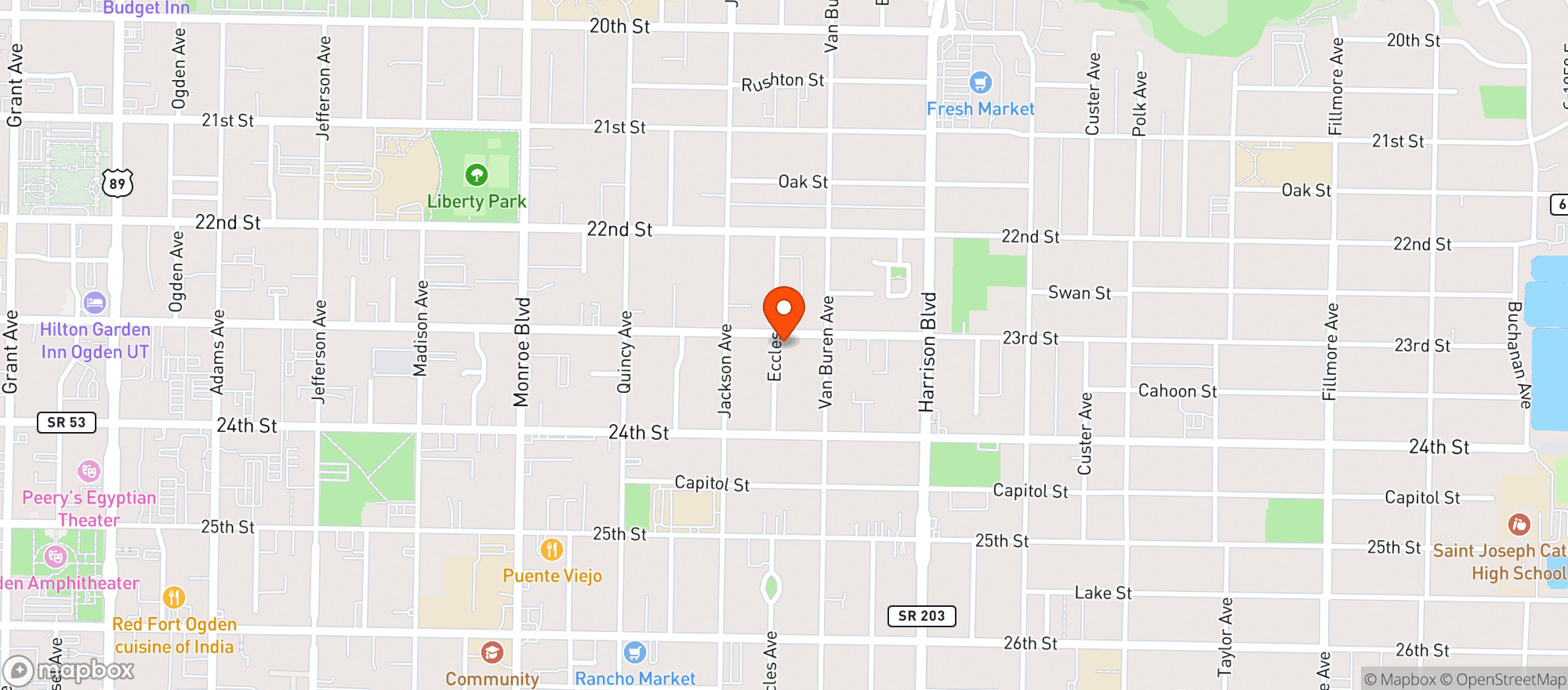 Map showing Salt&Hops