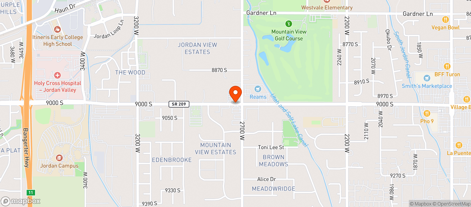 Map showing Maverik