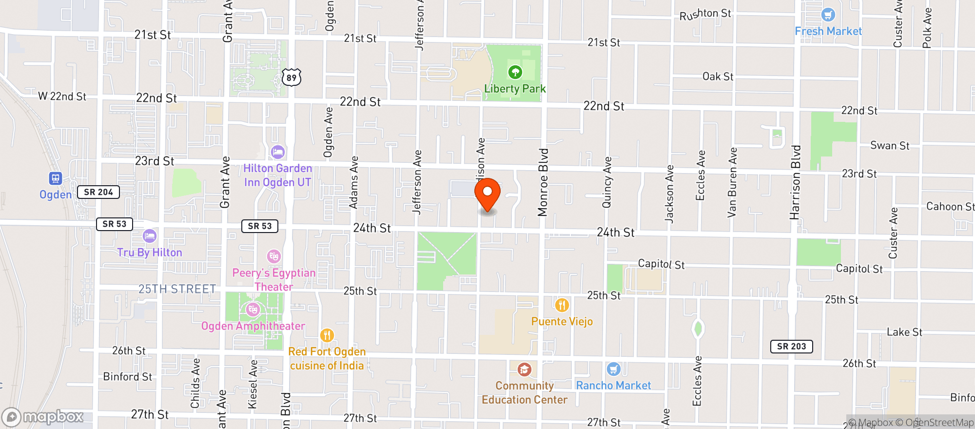 Map showing WB‚Äôs neighborhood daily llc