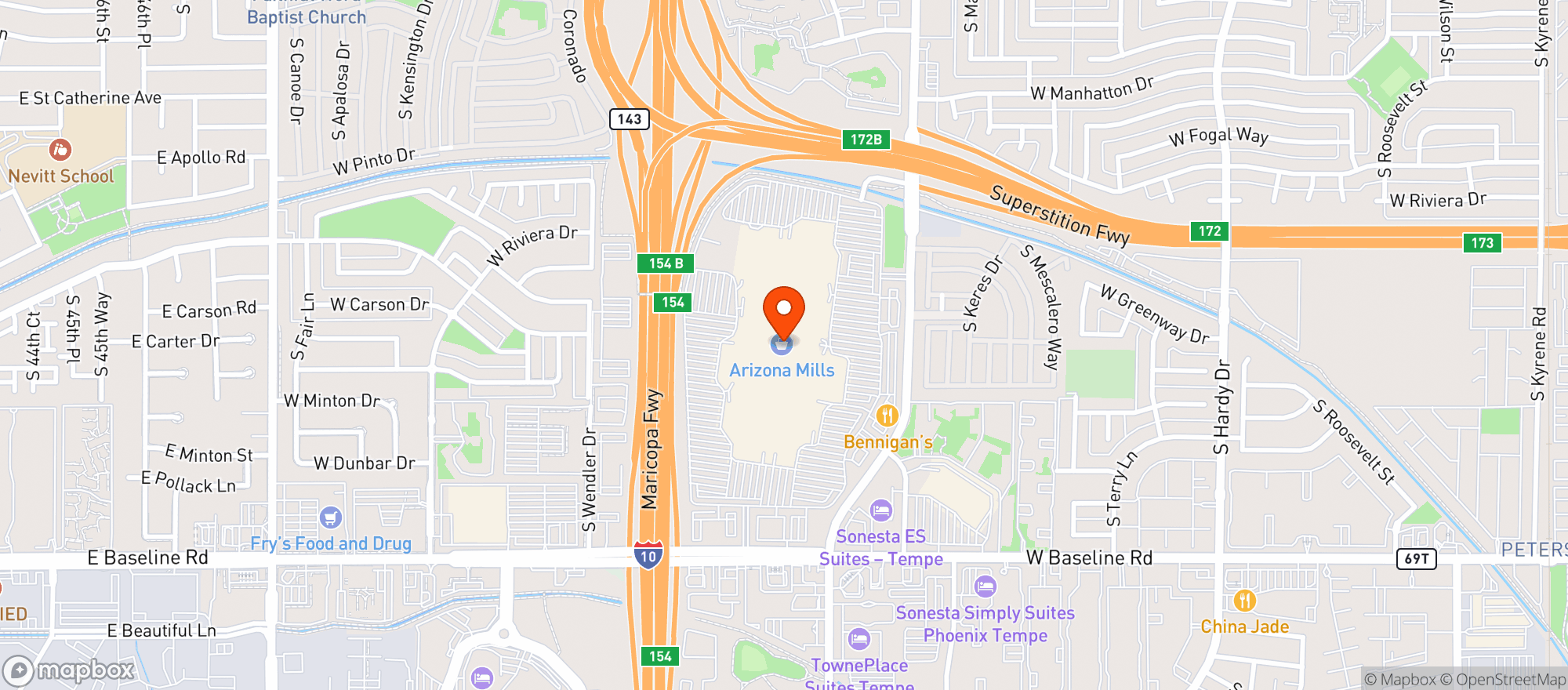 Map showing Tilt Studio