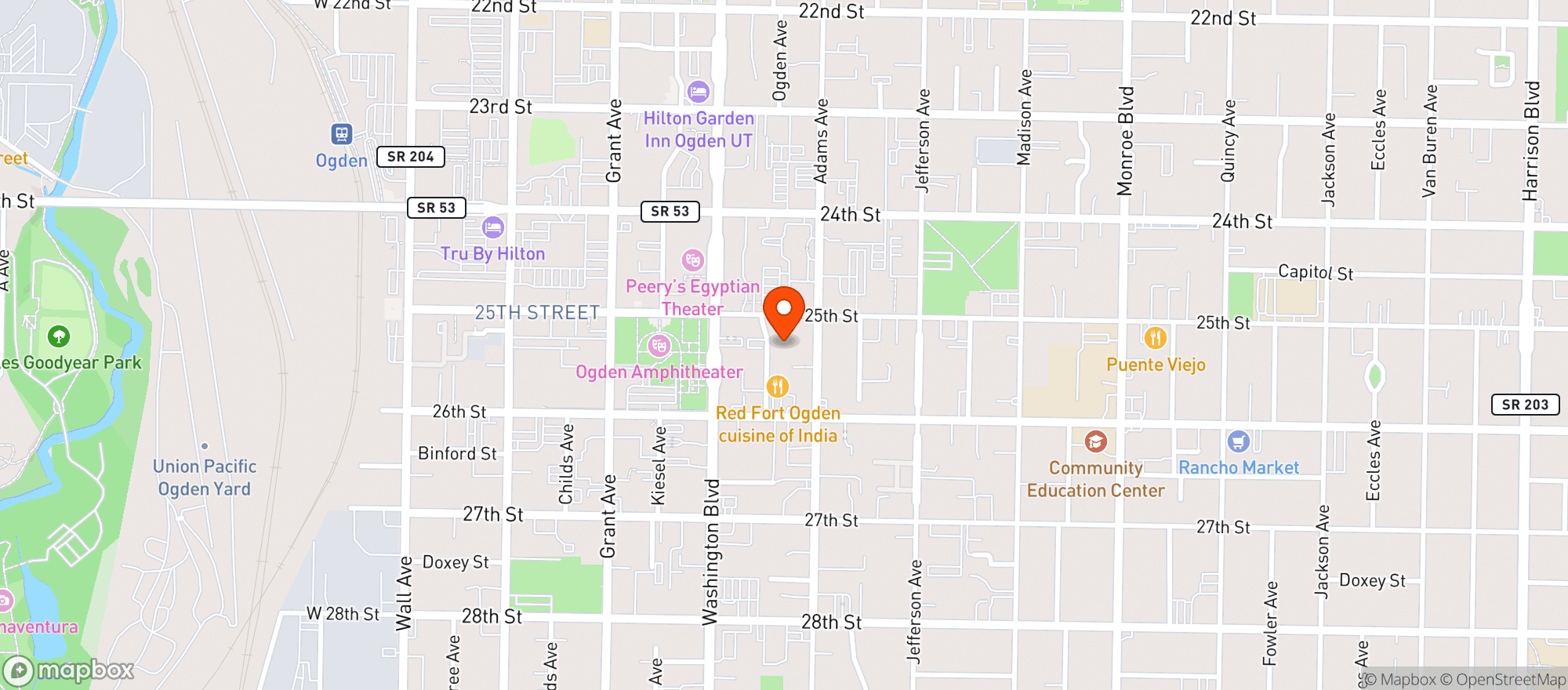 Map showing WB'S EATERY & BOTTLESHOP