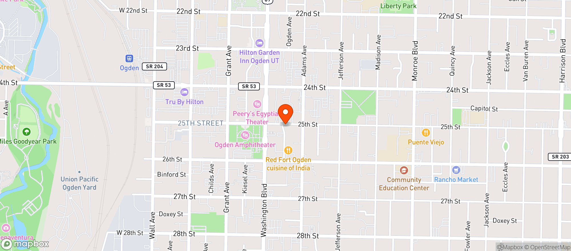 Map showing Wellers Bistro