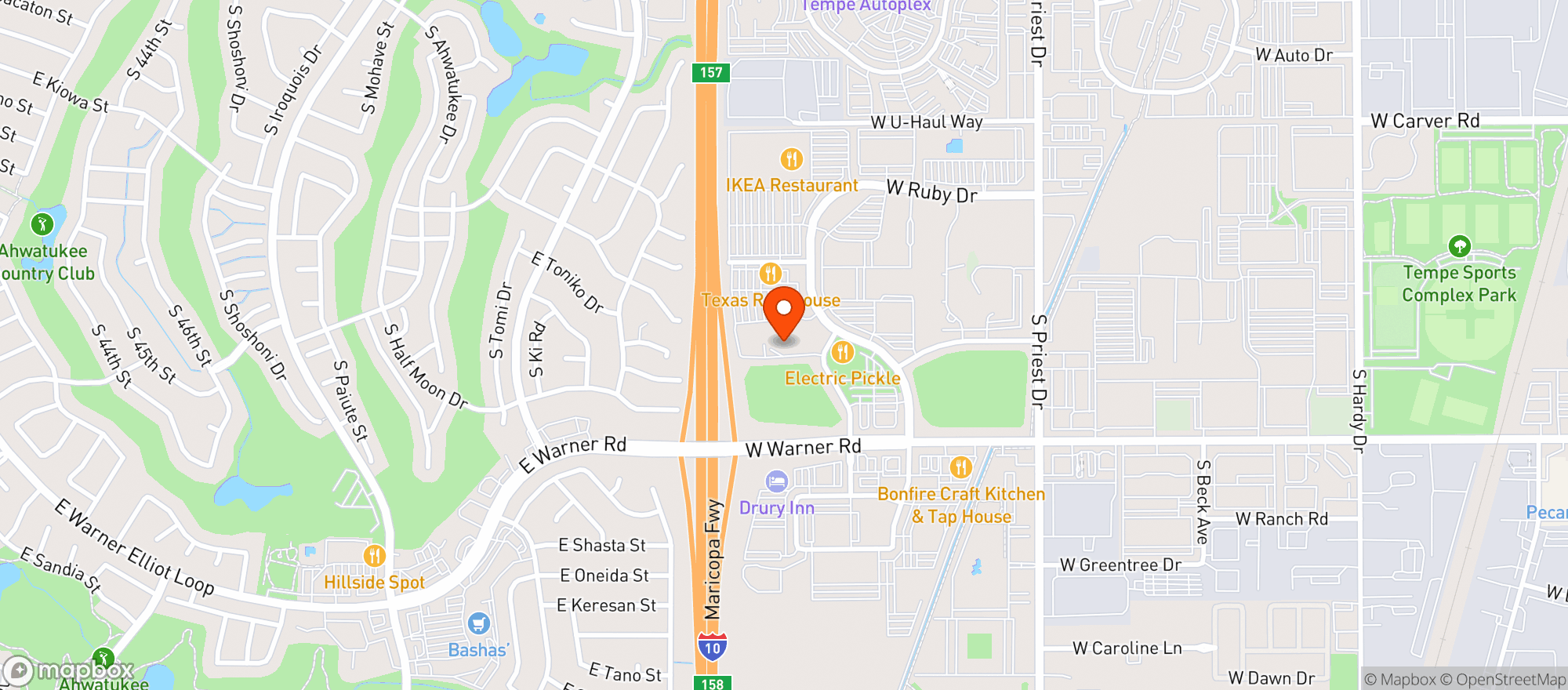 Map showing Total Wine & More