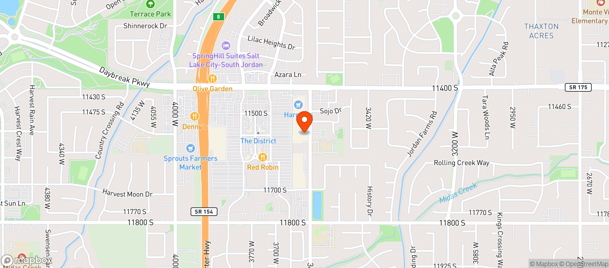 Map showing Target