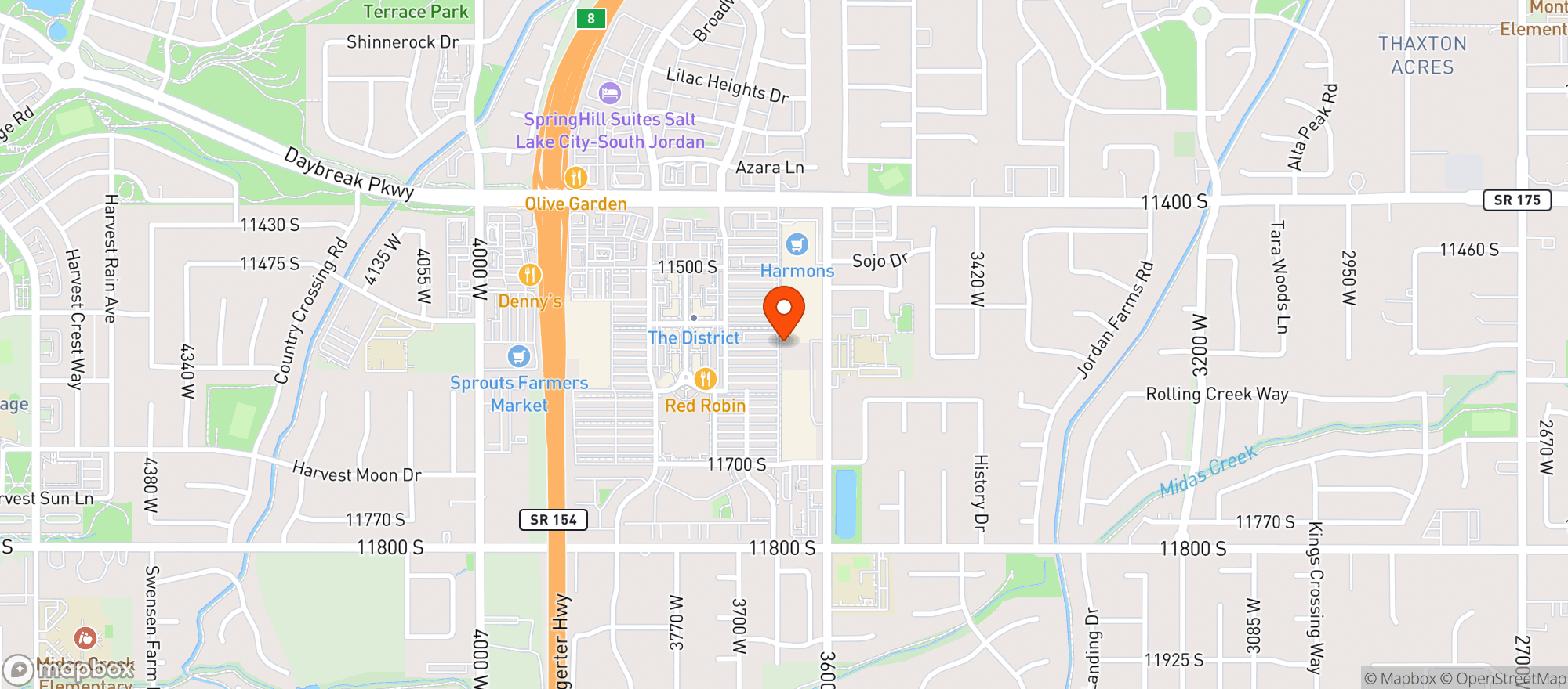 Map showing Gnc