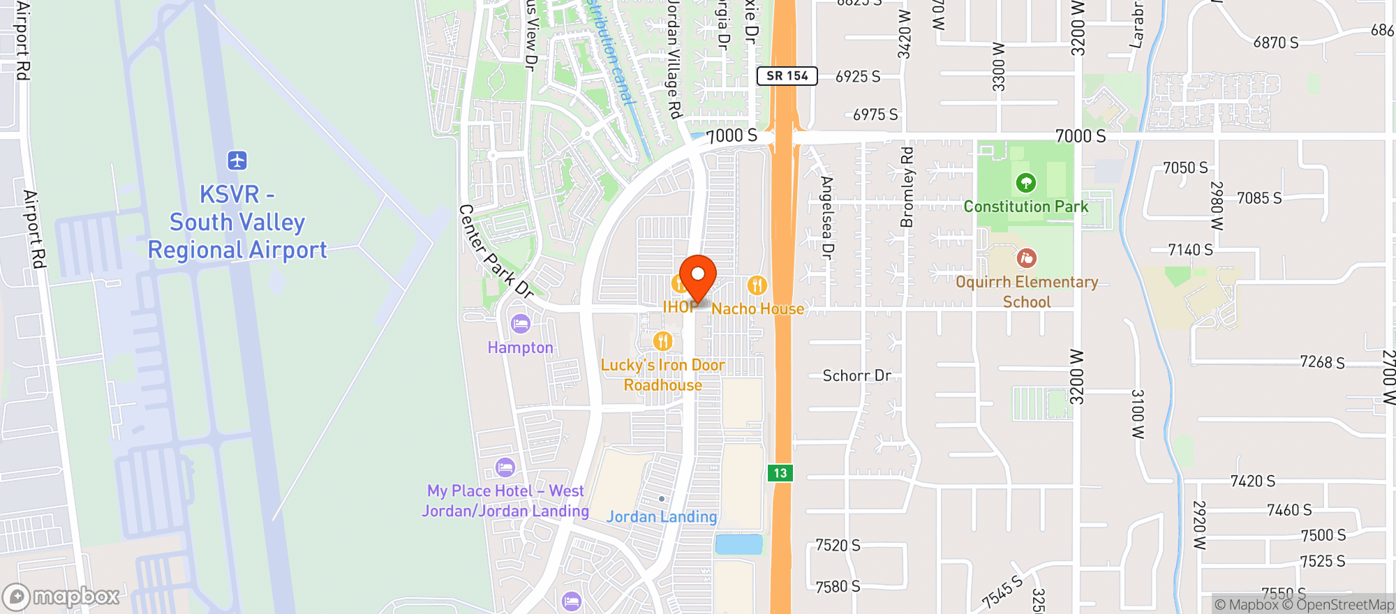 Map showing Gnc