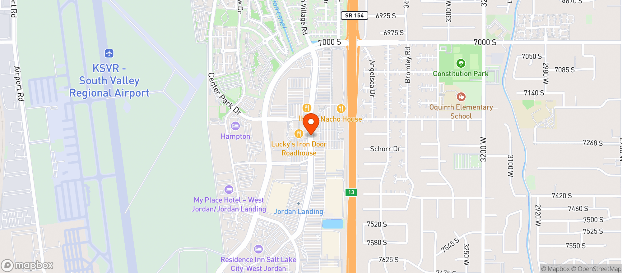 Map showing O Crab Cajun Seafood & Bar