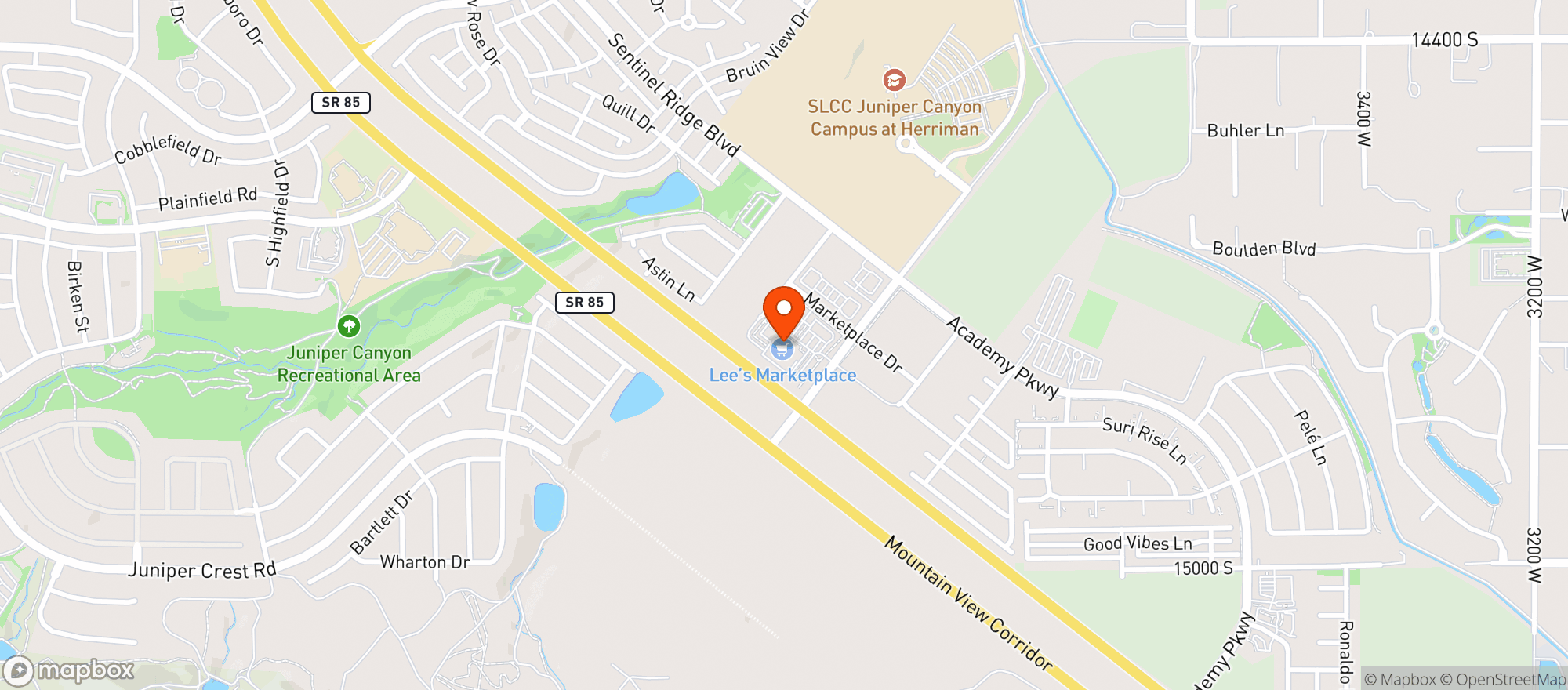 Map showing Lees Marketplace - 10882 - Academy Village