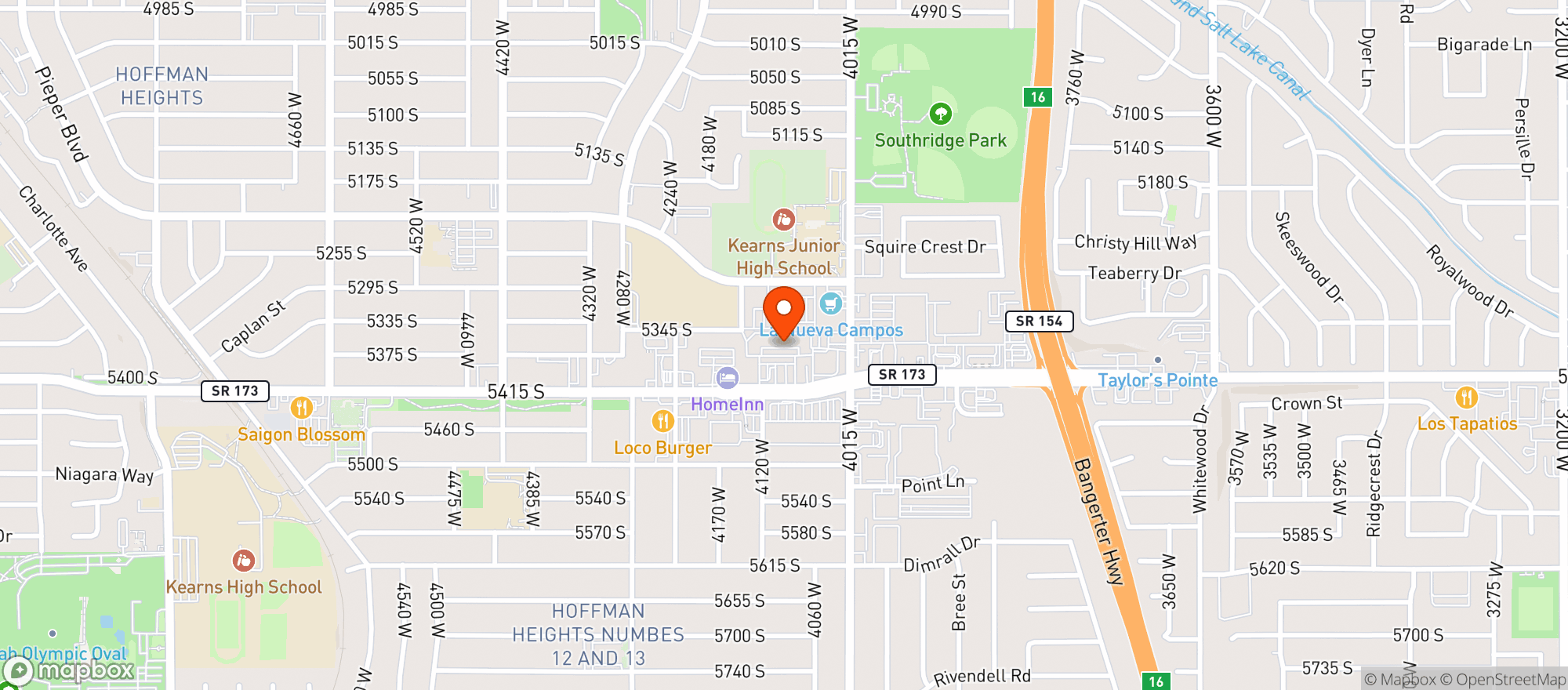 Map showing Rumba Night Club