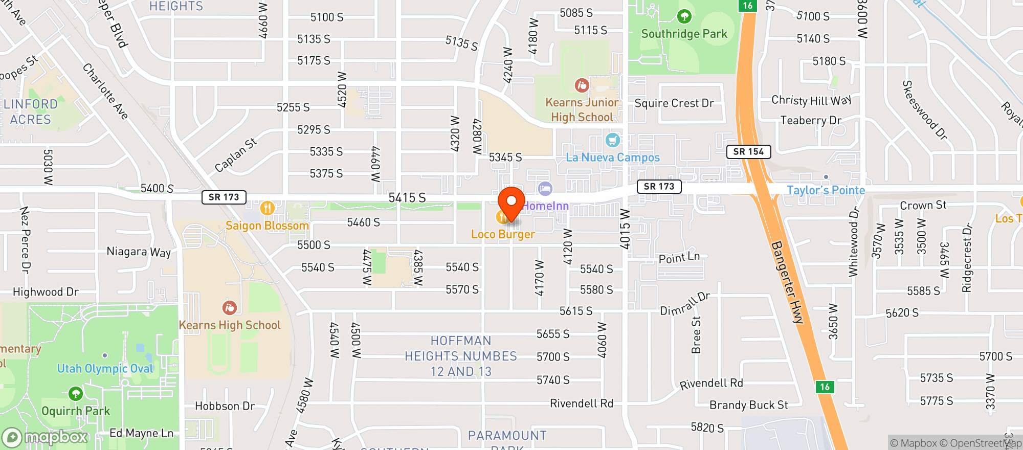 Map showing Ezzy Mart