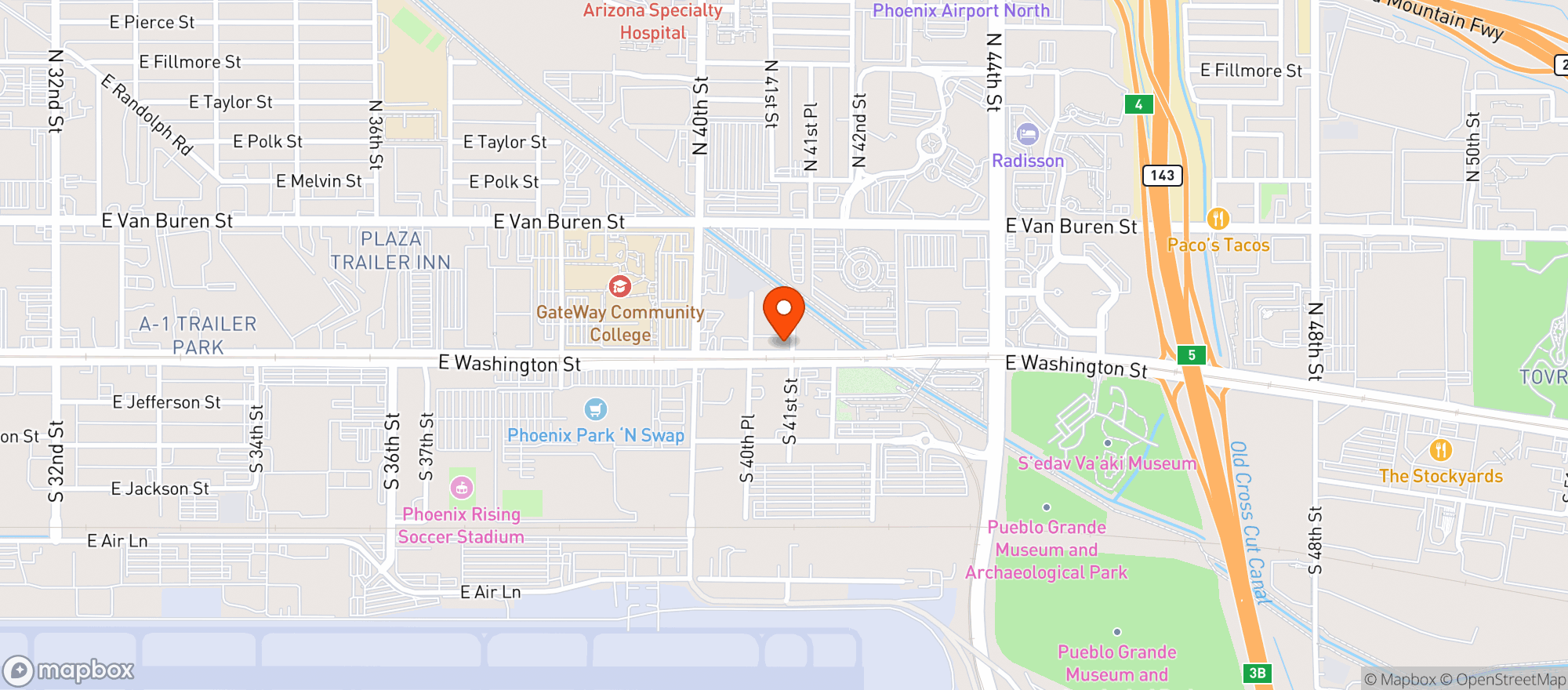 Map showing Walter Station Brewery