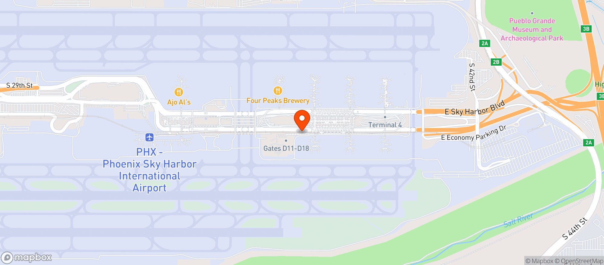 Map showing Pedal Haus Brewery