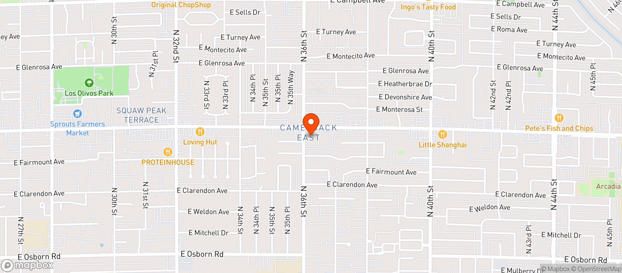 Map showing Trevor's