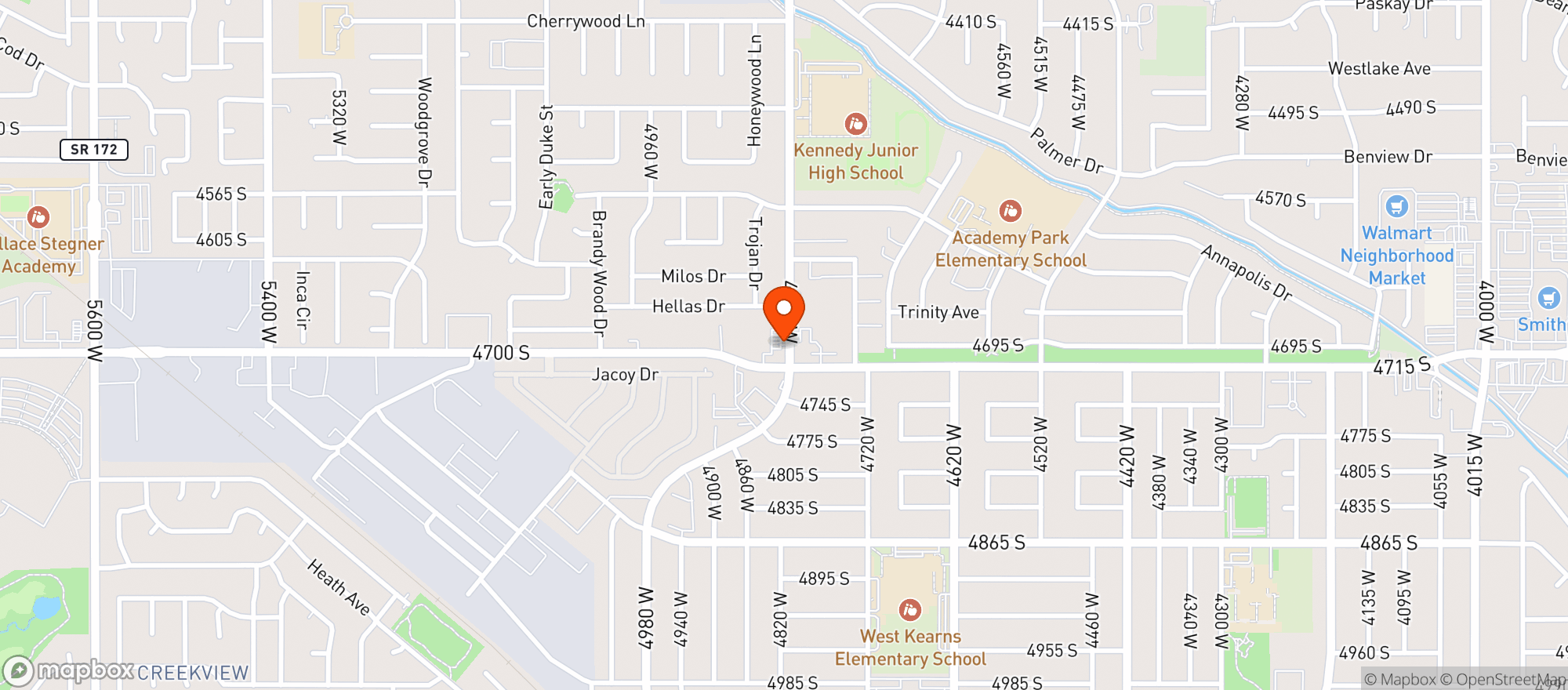 Map showing Maverik Country Store