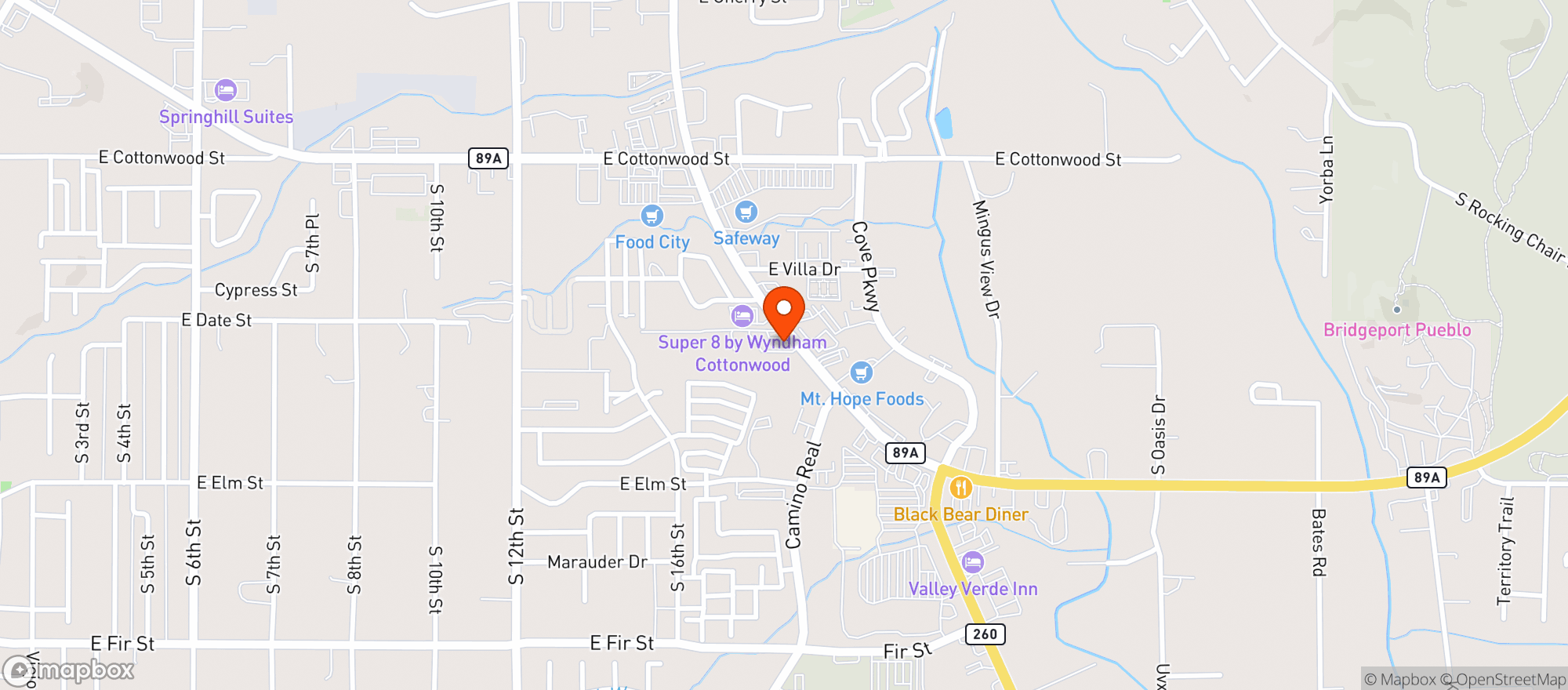 Map showing Verde Functional Wellness Center & Medicinal Apothecary