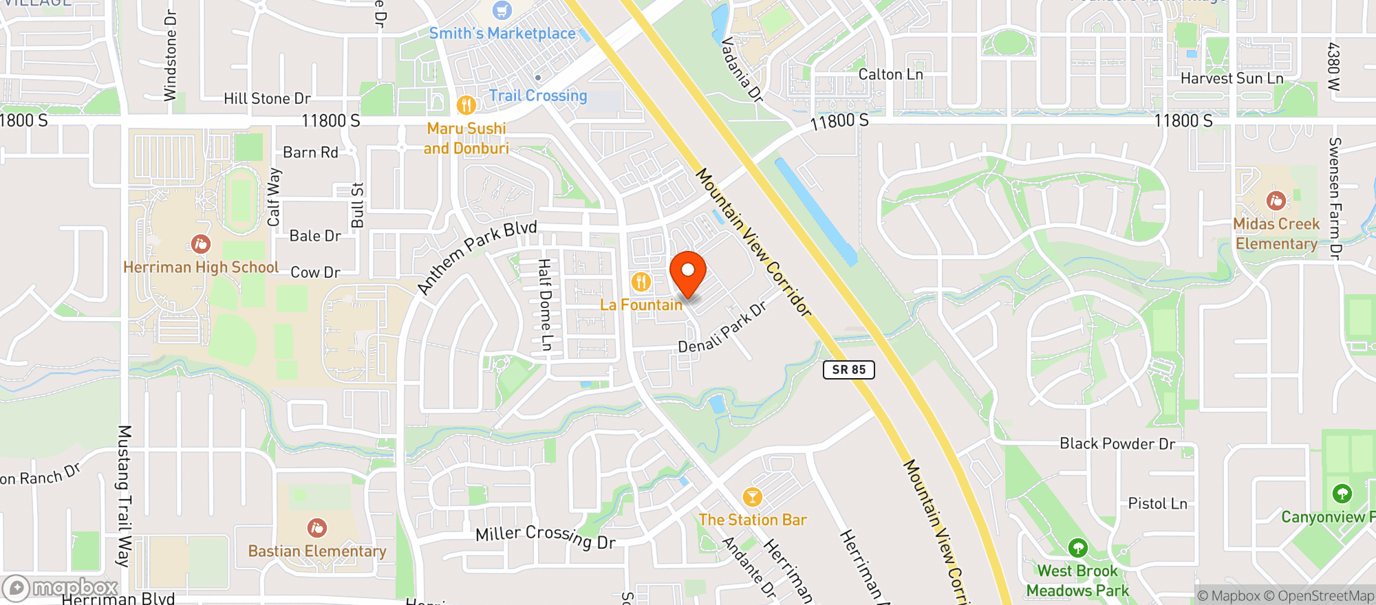 Map showing WINCO FOODS