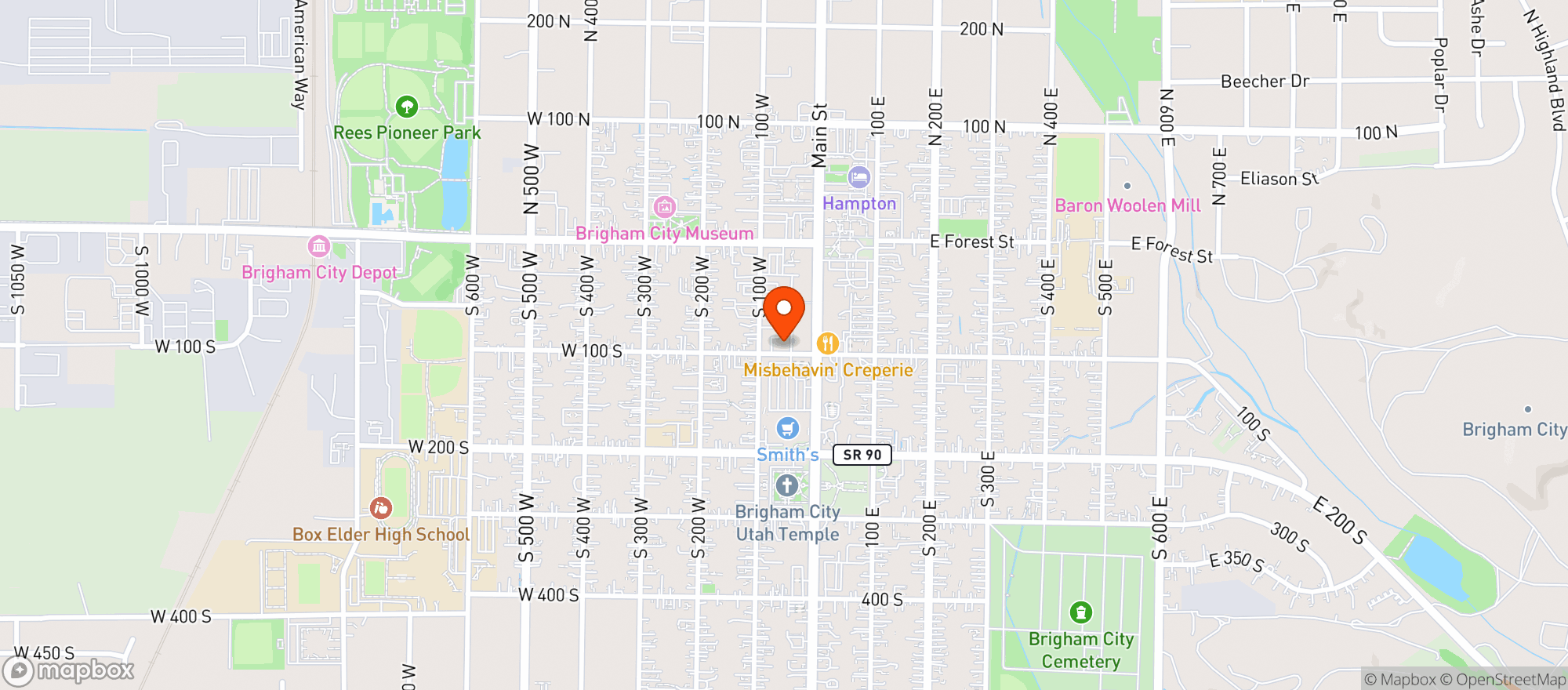 Map showing Gnc - 7213 - Store Front