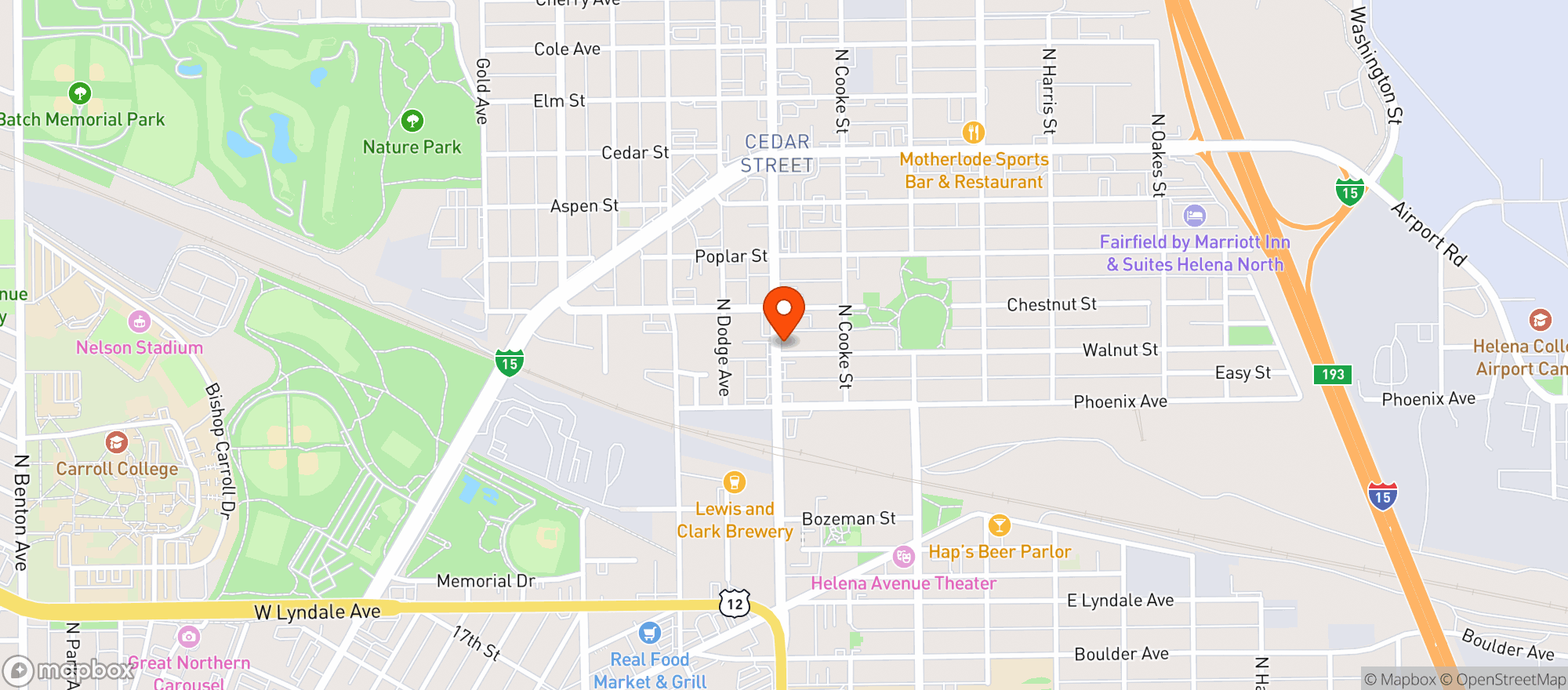 Map showing The Karma Korner
