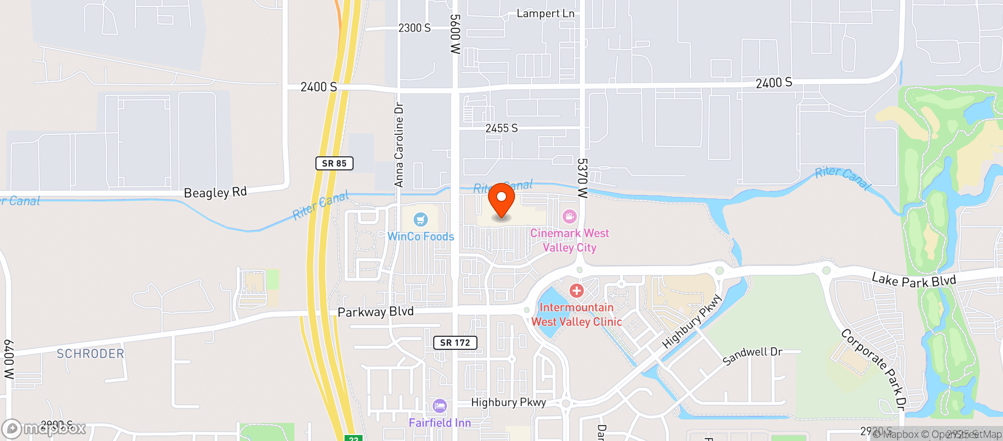 Map showing Target Store #2609
