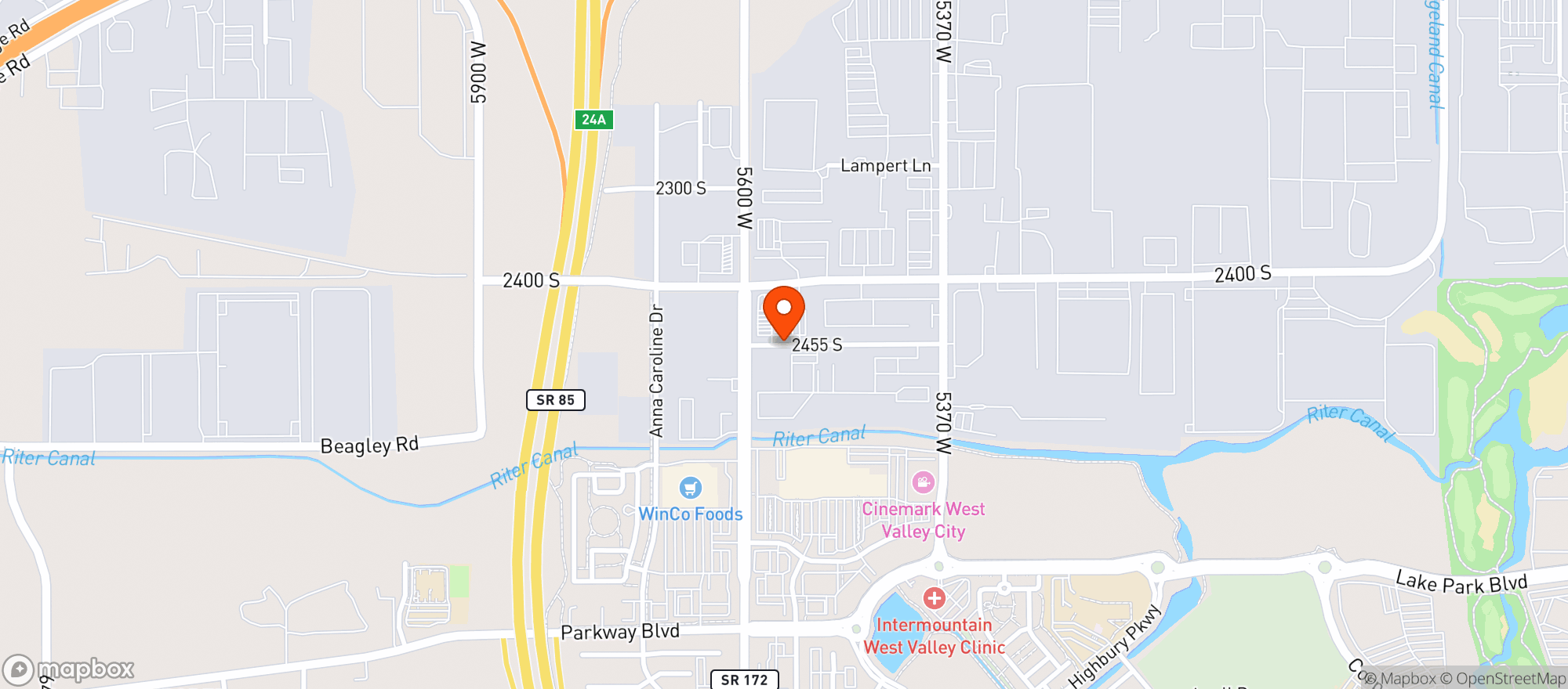 Map showing Charlies Market