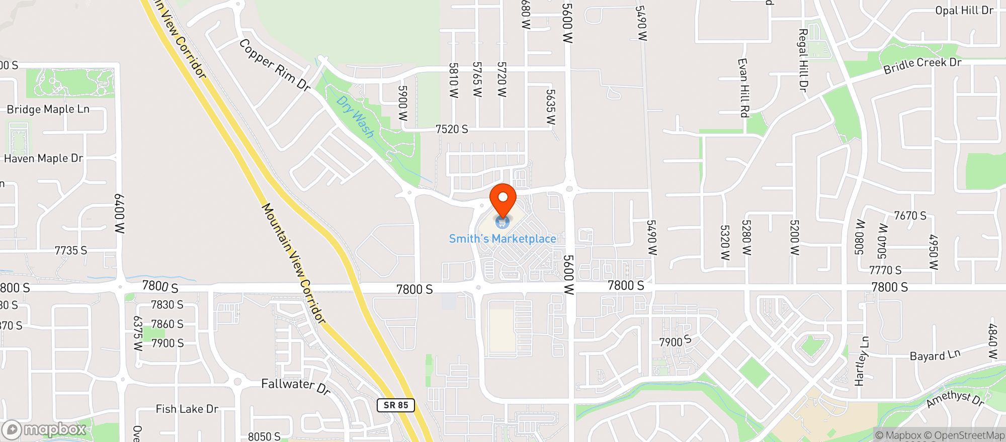 Map showing Smith's