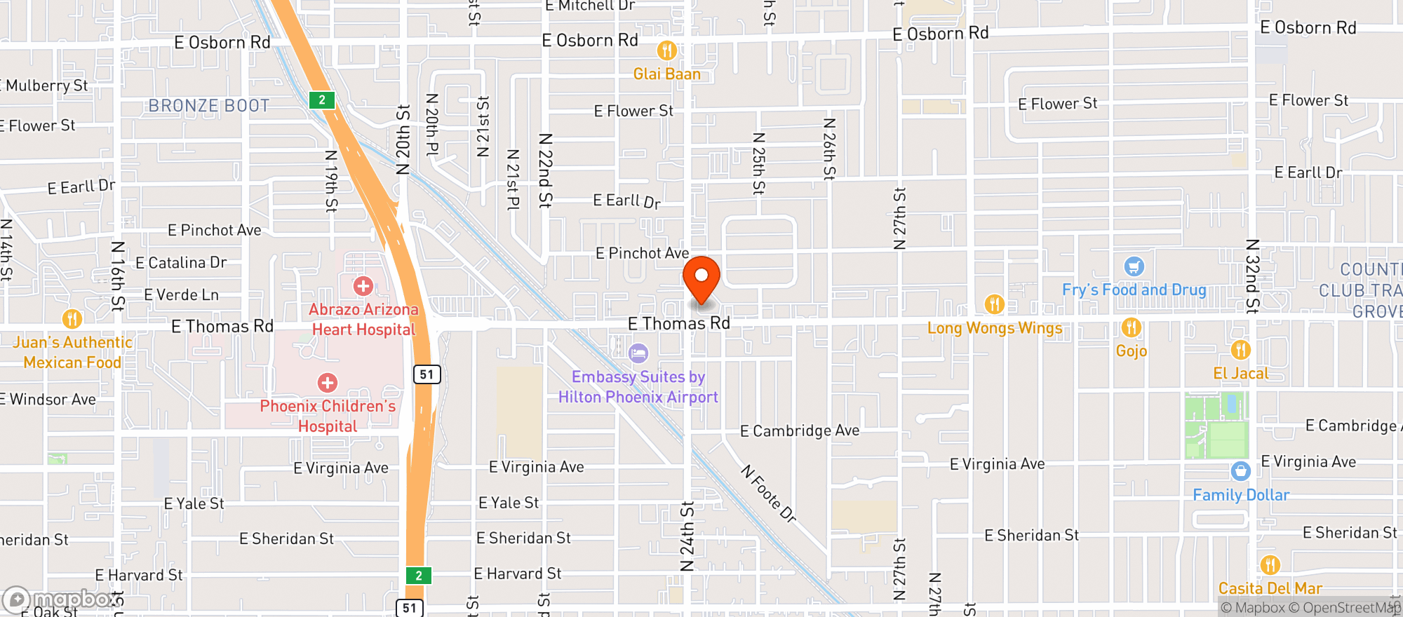 Map showing Cvs Pharmacy