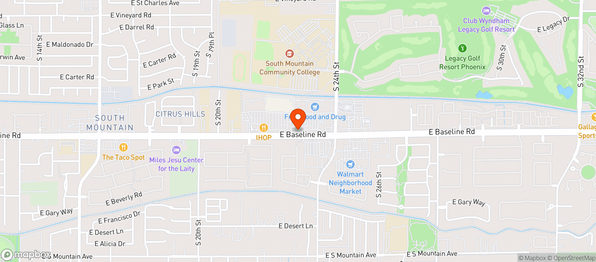 Map showing Gnc