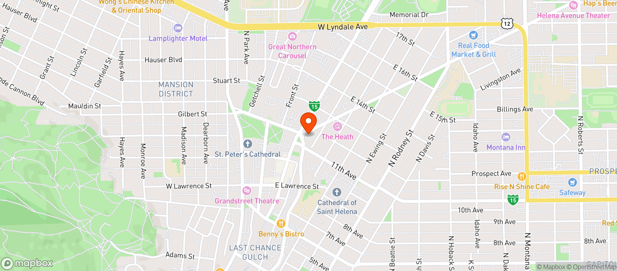Map showing The Man Store