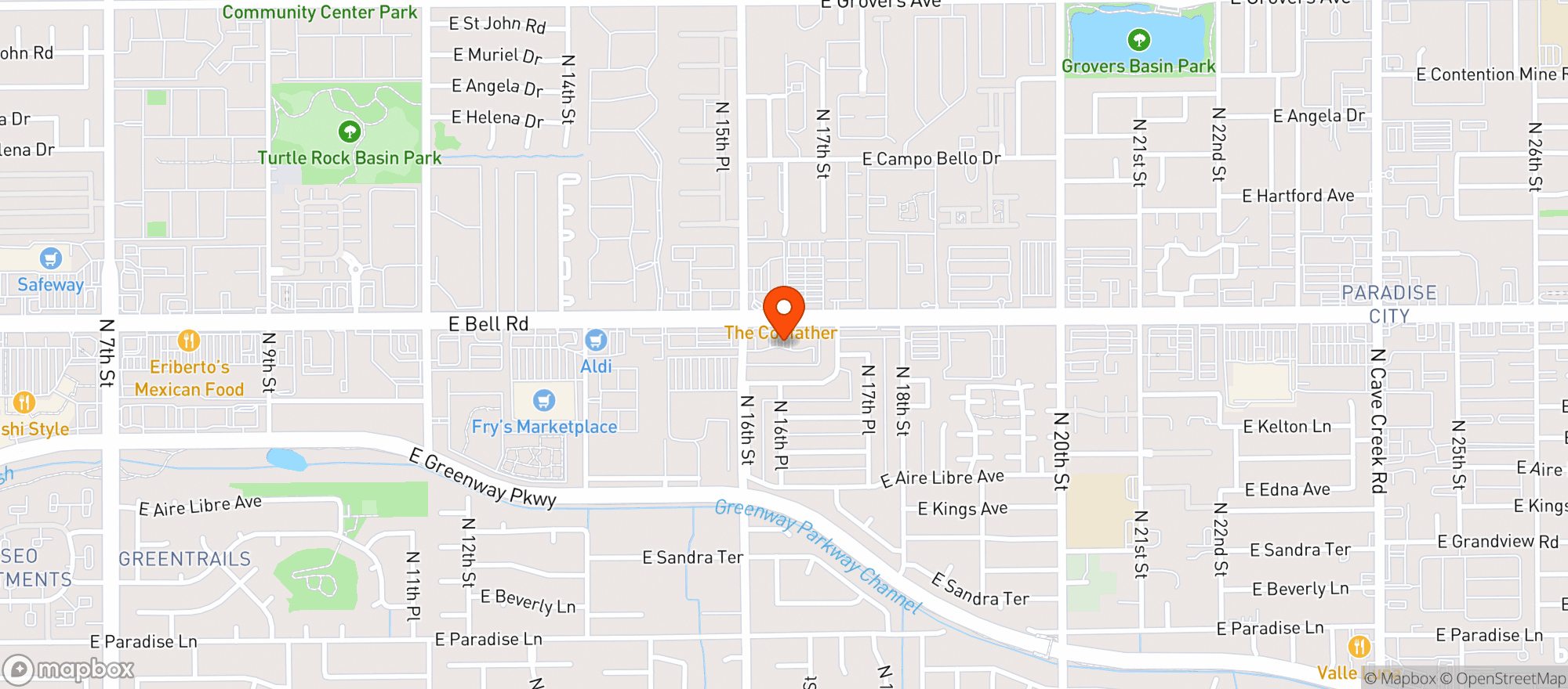 Map showing Meraki AZ Kava Bar