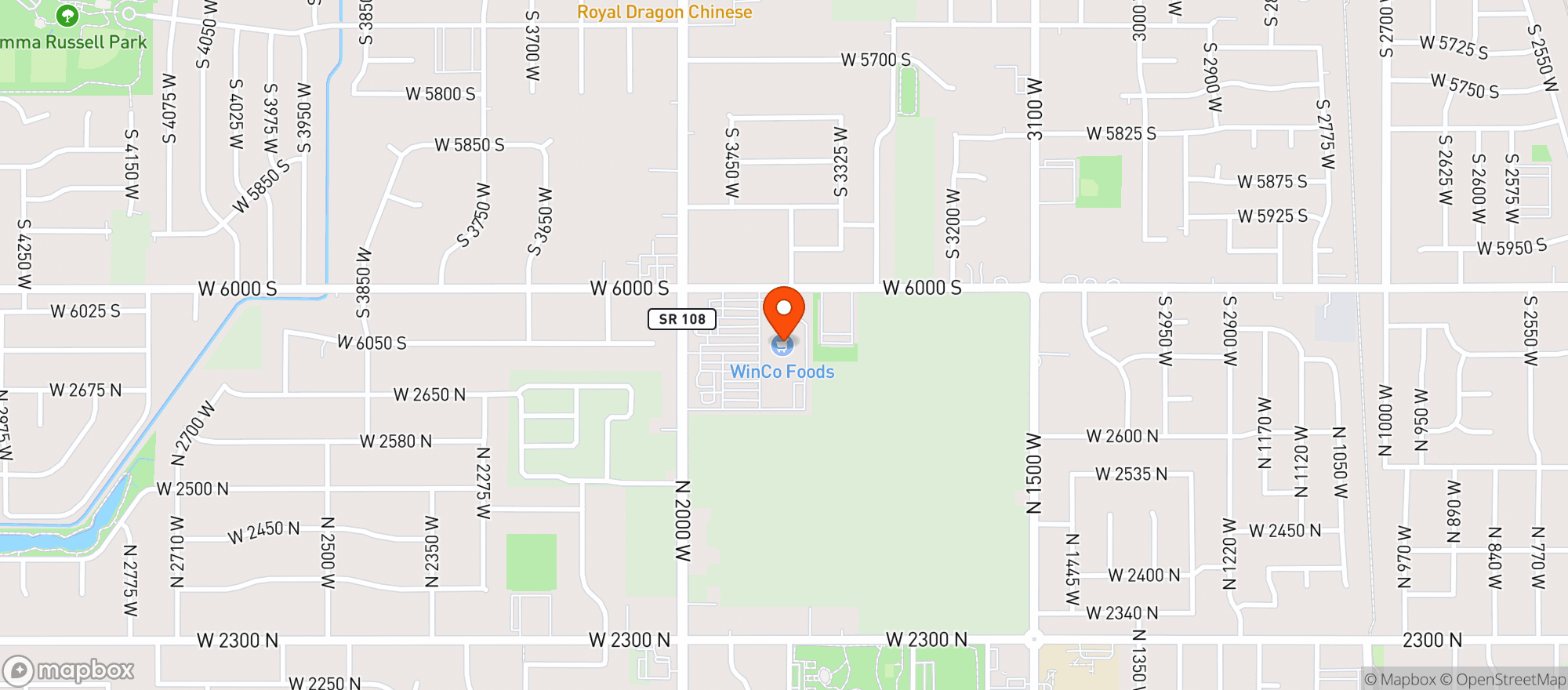 Map showing Winco Foods #78
