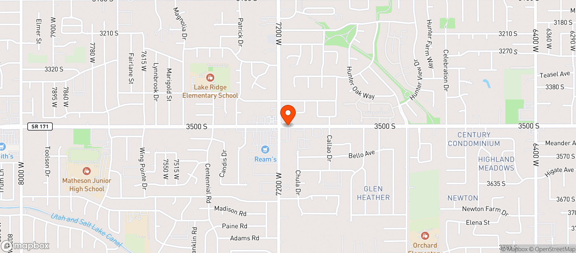 Map showing La Pico Food Market
