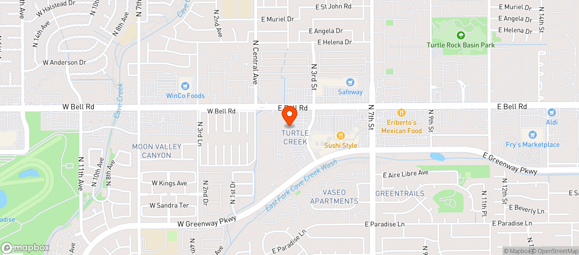 Map showing Sprouts Farmers Market
