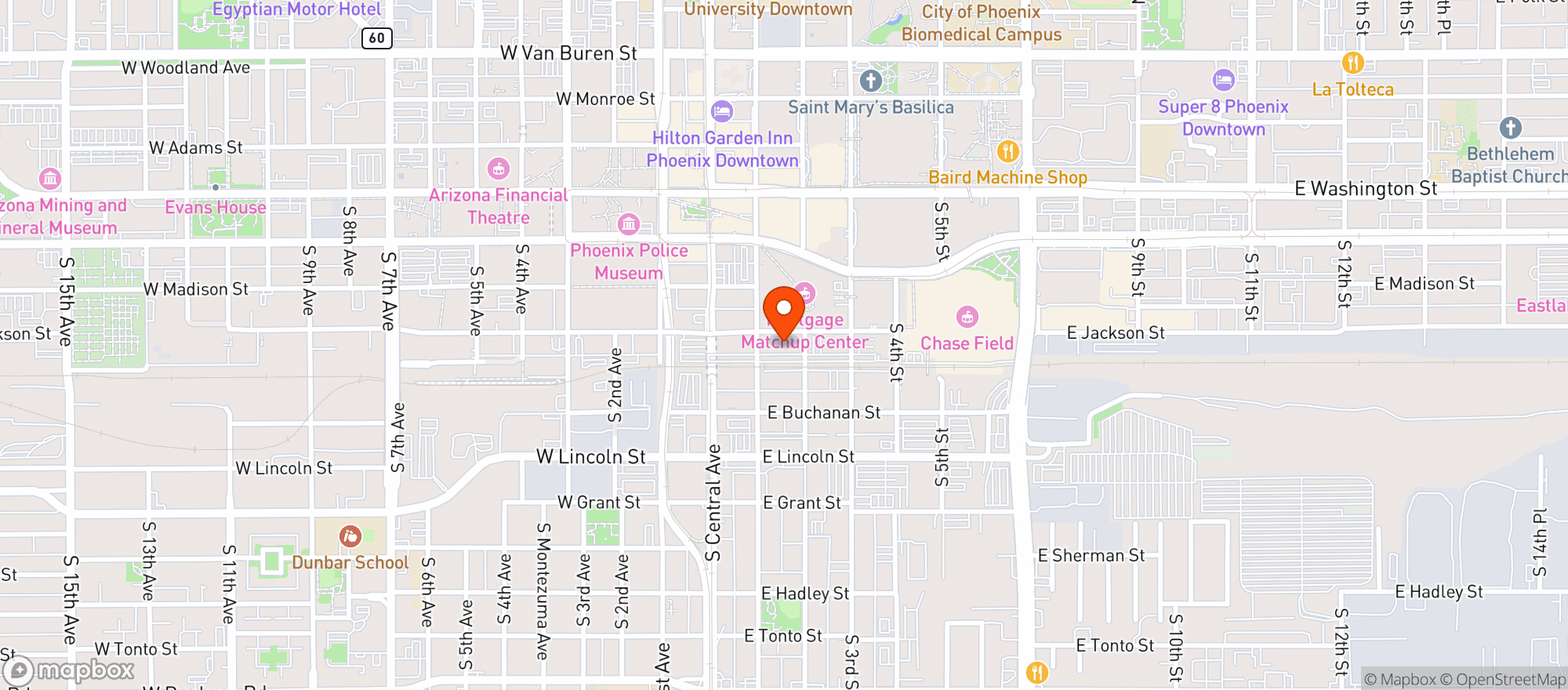 Map showing Home 2 Suites By Hilton #0