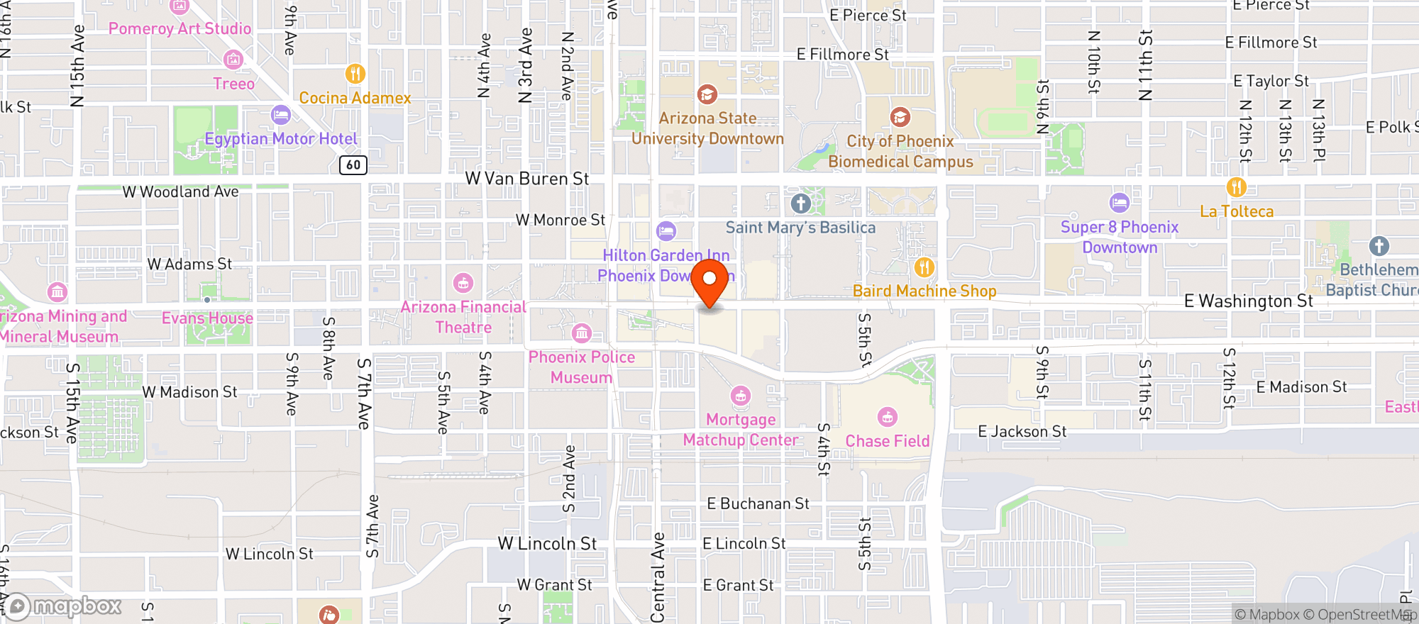 Map showing Ingos Tasty Food