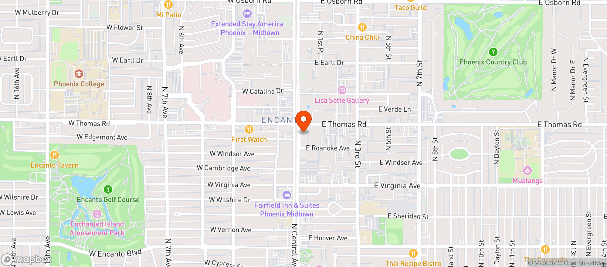 Map showing Kings Beer & Wine Lounge