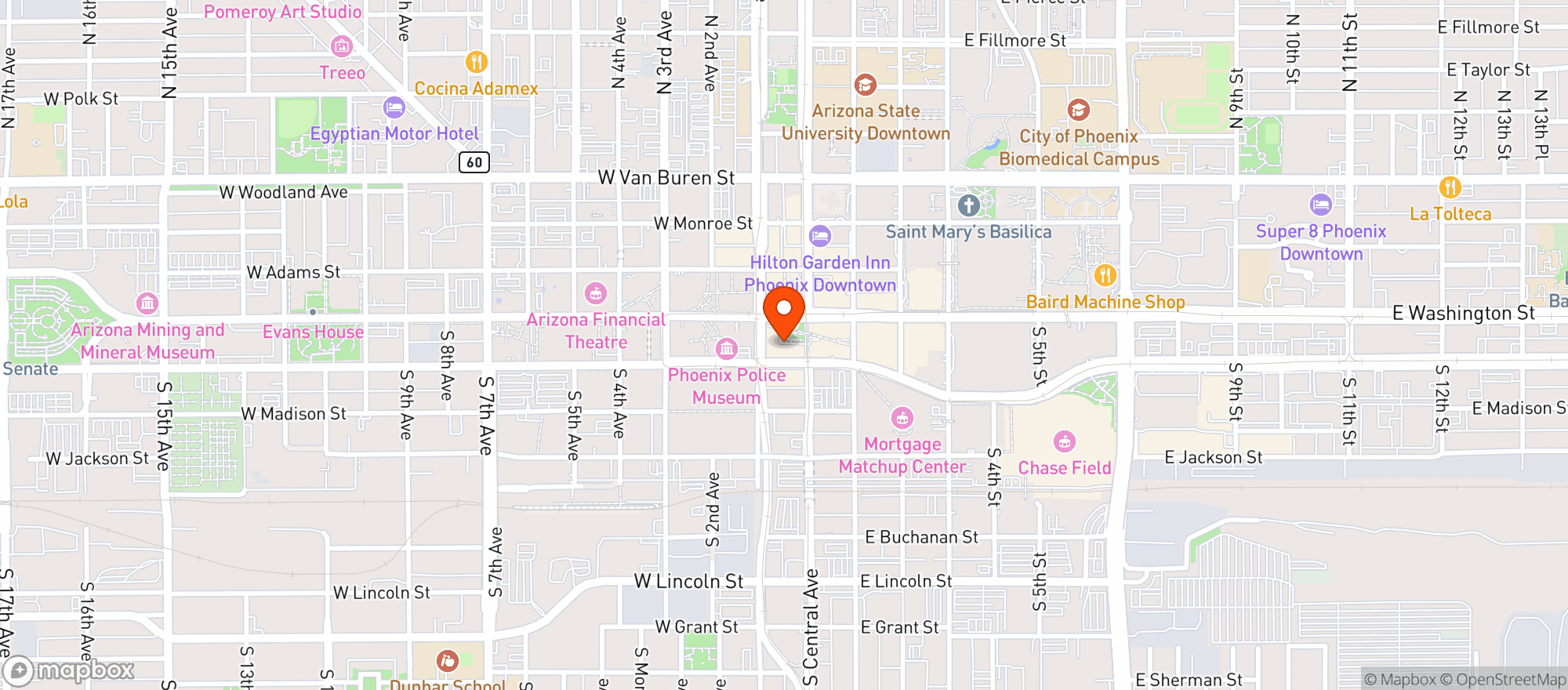Map showing 810 Bowling