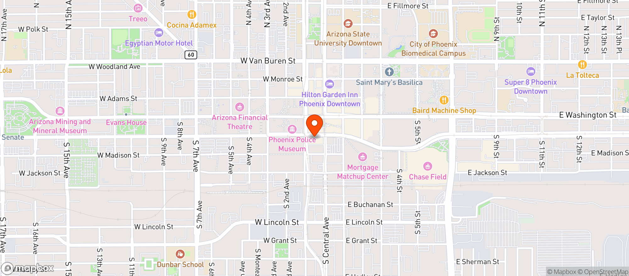 Map showing Casa De Julia