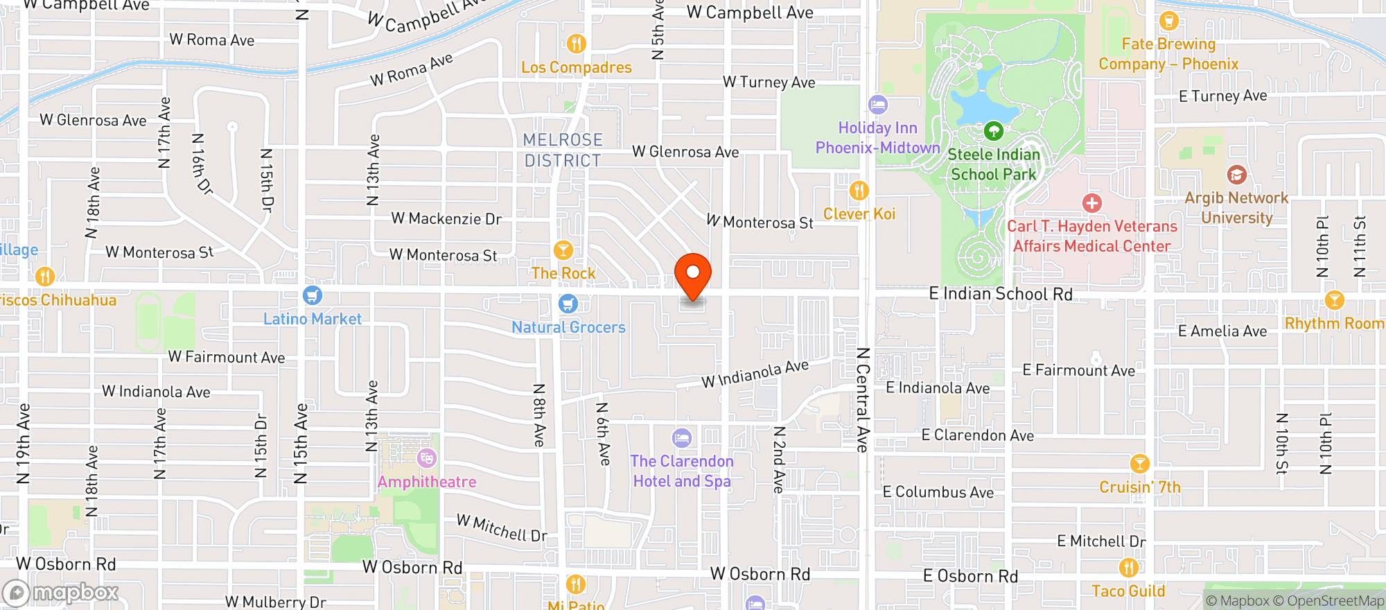 Map showing Quiktrip