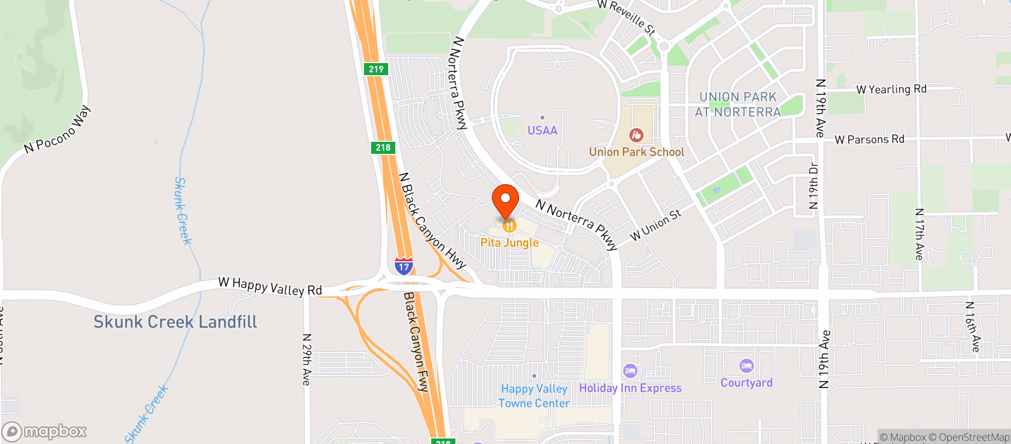 Map showing Mia Osteria
