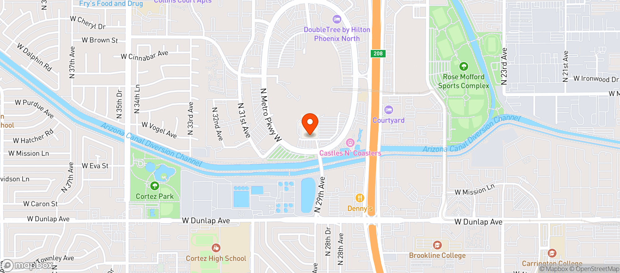 Map showing Walmart Supercenter