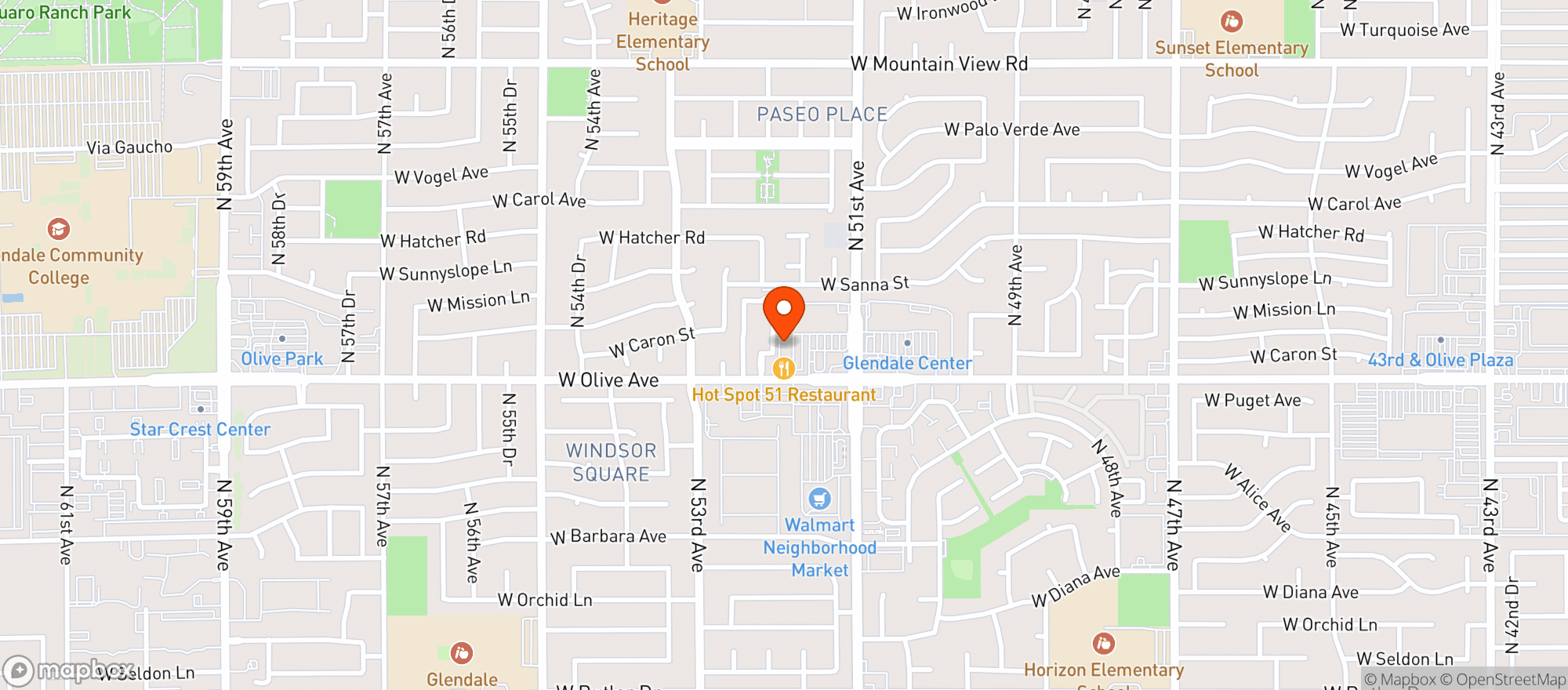 Map showing Zero Proof Lounge