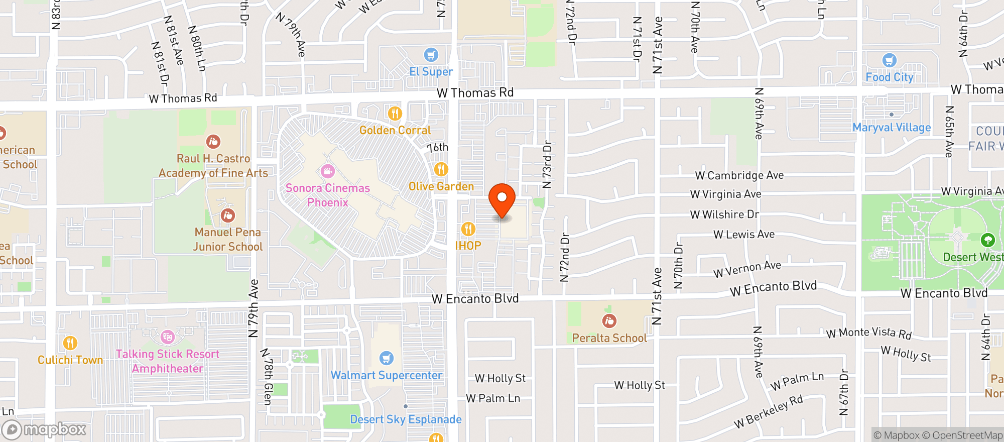Map showing Target Store #851