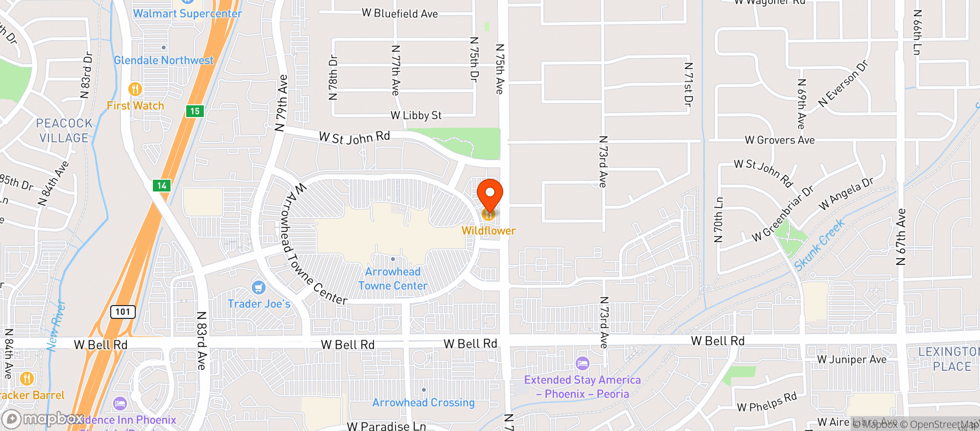 Map showing Total Wine & More